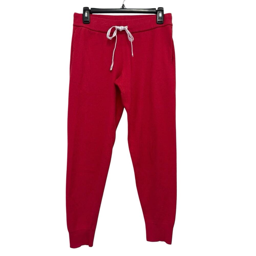 PJ Salvage Joggers Small Red Hemp Blend Lounge Pants Cozy